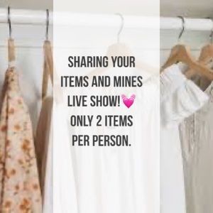 🚨sharing your items and minesTonight🚨Going Live in 30 minutes